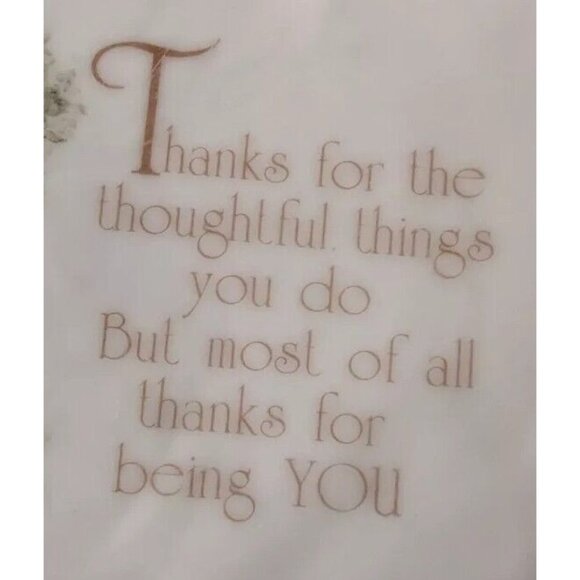 NOS Holly Hobbie Thank You Plate 1975 Porcelain Lasting Memories Prairie Vtg 70s - Picture 5 of 13